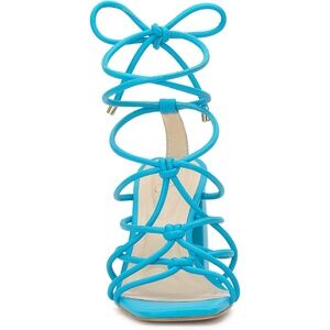 New Jessica Simpson Ozias Strappy Pumps Nevada Blue Women's Size 5.5 M NIB